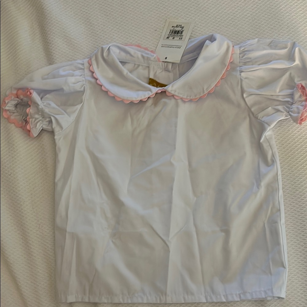 NWT- TBBC Maude Peter Pan Top. Size 6